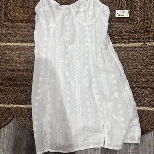 Aeropostale White Smocked Top